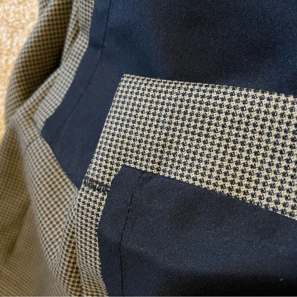 Vintage Houndstooth Wool Skirt - Made in Canada NWT - Picture 4 of 4